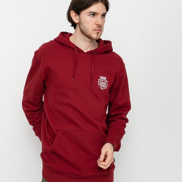 Vans Men's Have A Good HD Hoodie - Burgundy - Picture 2 of 10